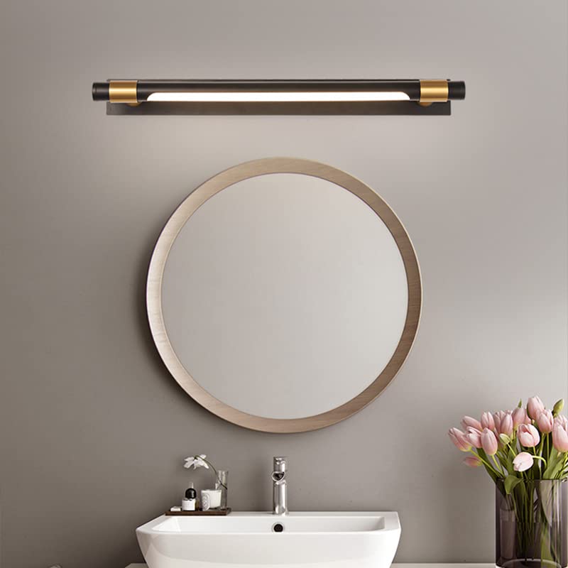 CITRA 12W Modern Black Gold Body LED wash basin mirror with light