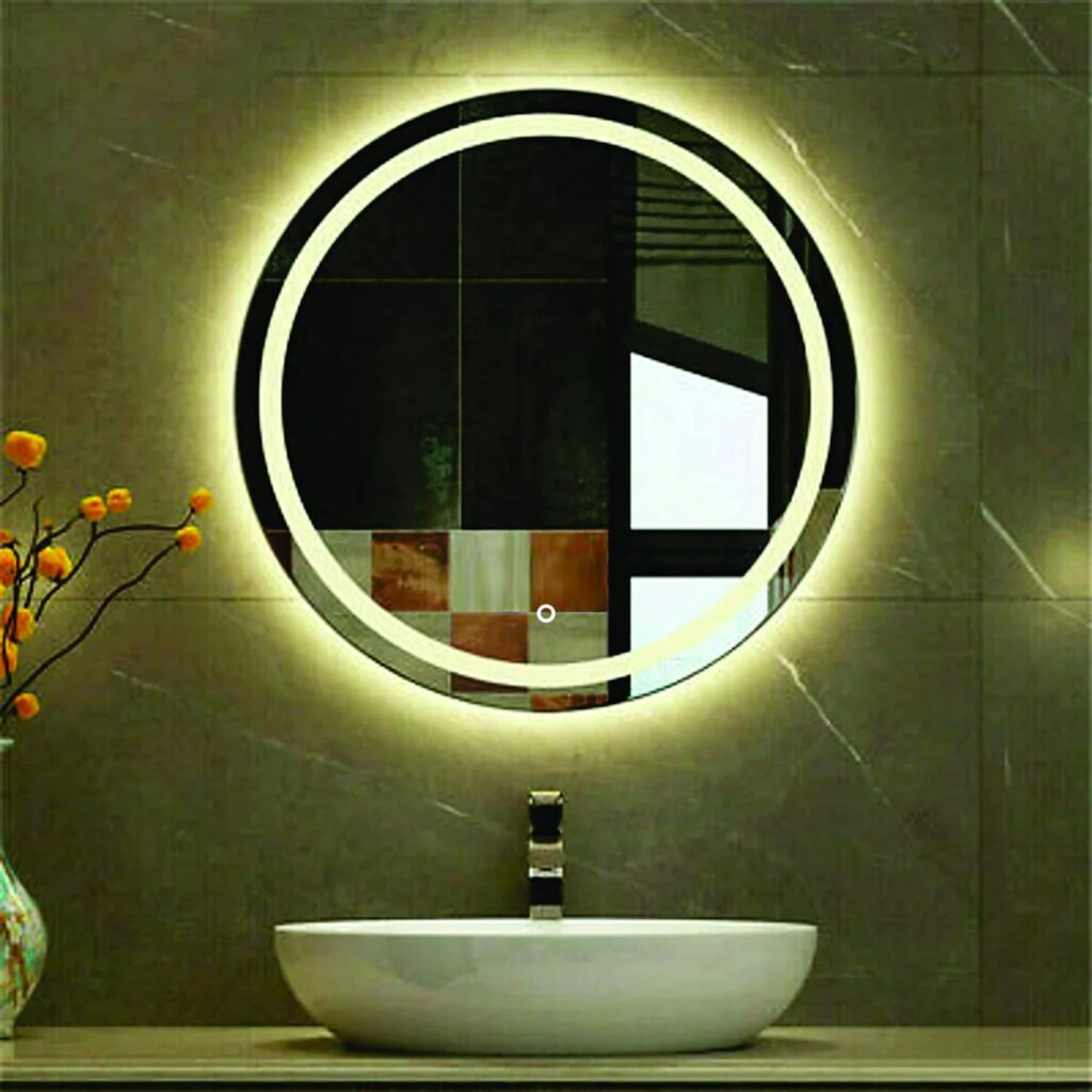 Khushi Decors wash basin mirror design