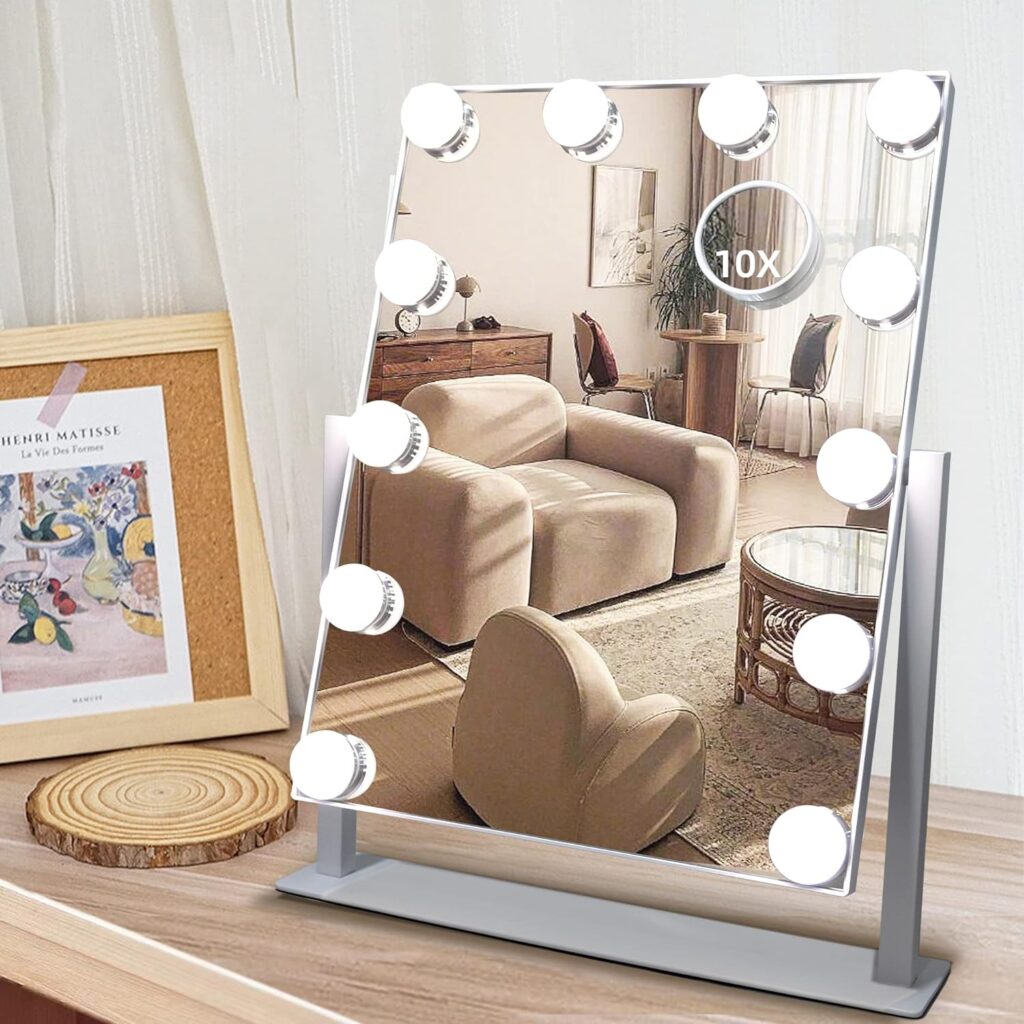 SLIMOON Hollywood Vanity dressing table Mirror with Lights