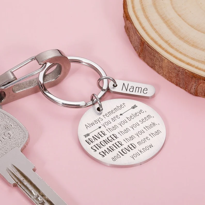 Inspirational Quotes keychain for girls
