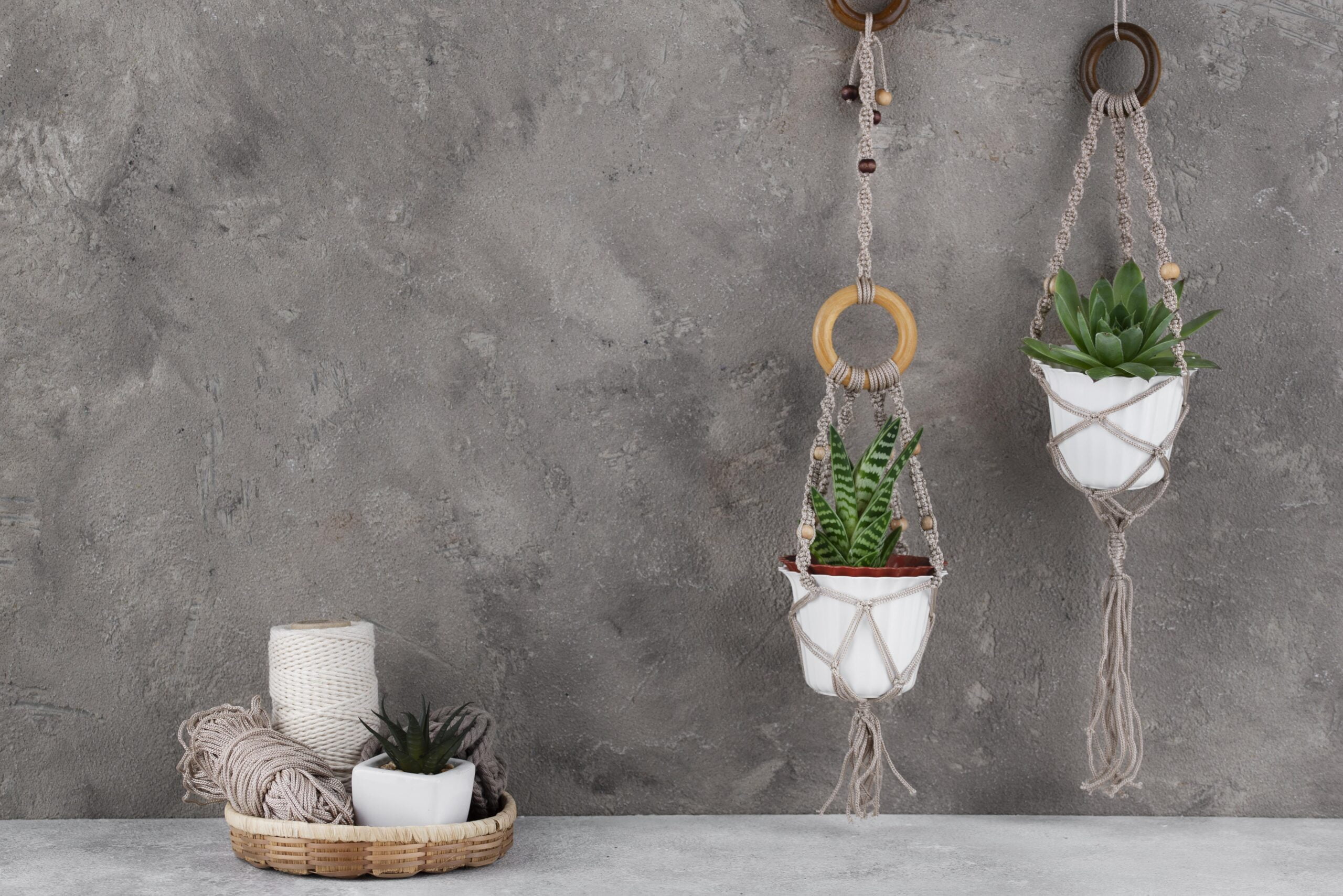 hanging plant pot stand ideas