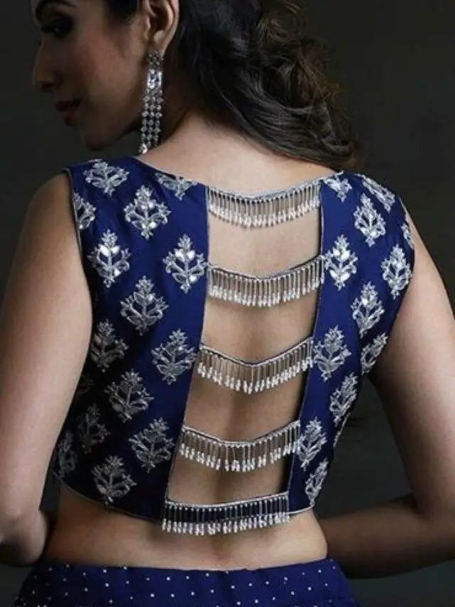 Elegant 10 Cotton Saree Blouse Designs