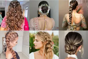 Stunning Bridal Hairstyles for Saree