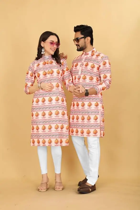 couples matching traditional outfits 1