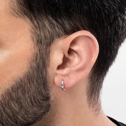 diamond ear studs for men