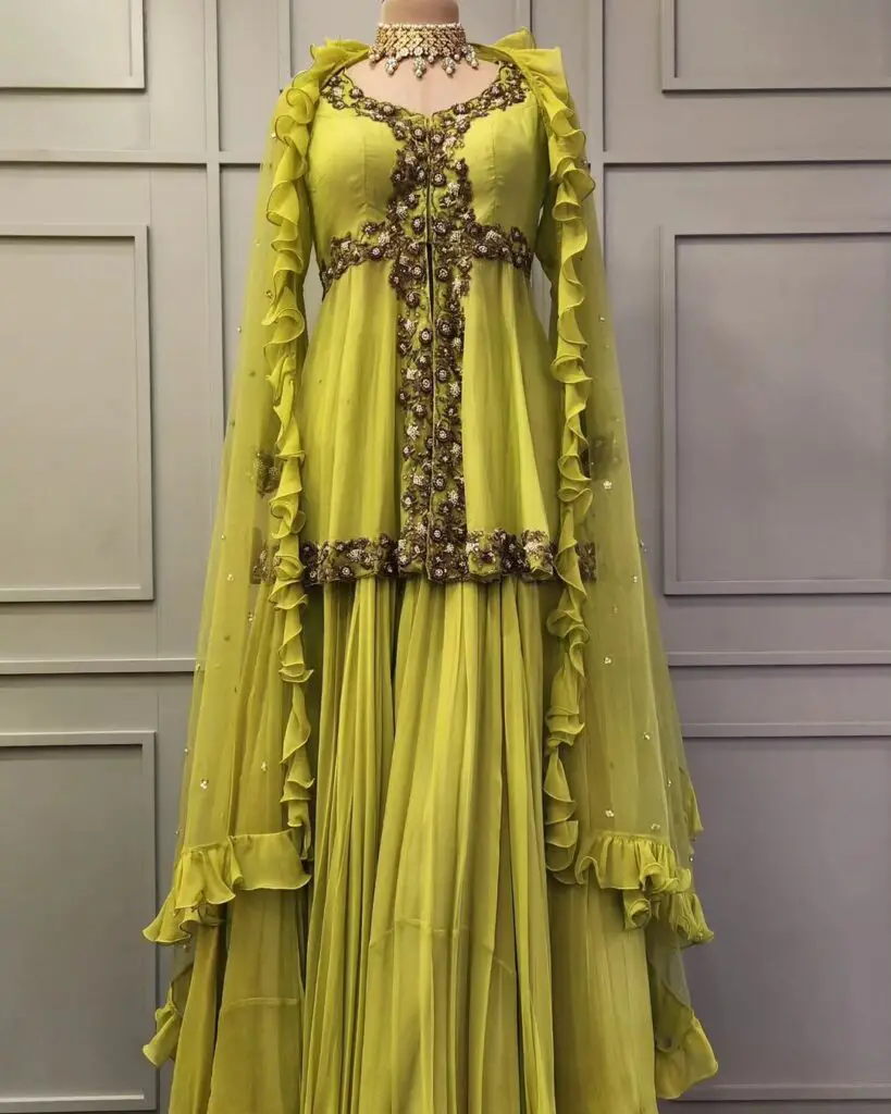 indo western dresses for wedding function 2