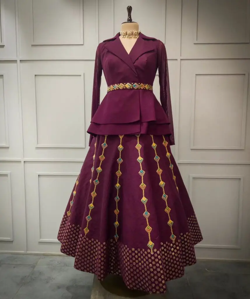 latest indo western dresses for wedding