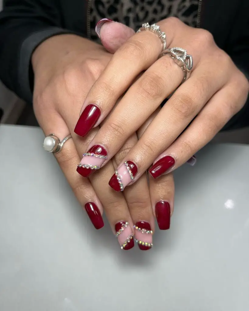 red wedding nails 2